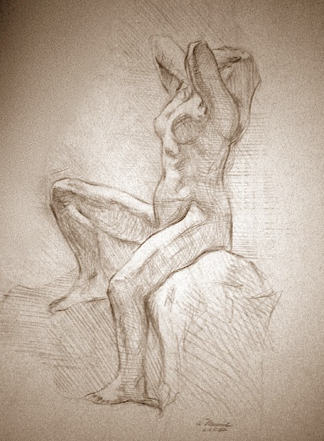 Marvick-EarlyDrawing-StudyAfterRodin1Web