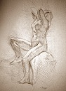 Study after Rodin's Aurora