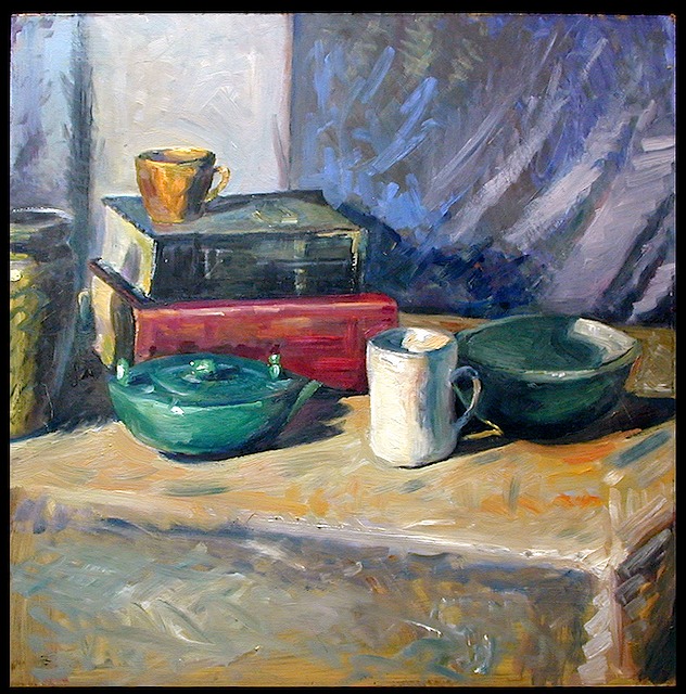 MarvickArt-StillLifeWithOldBooks-1997